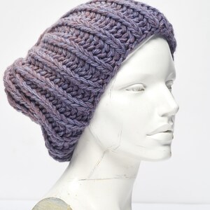 Merino wool knitted winter beanie