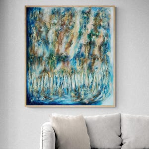 Original Stretched Canvas Painting – Priestly Blessing at the Western Wall, Jerusalem Judaica Art, Jewish Heritage Home Décor