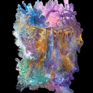 Jerusalem Illuminated - Abstract Print with
