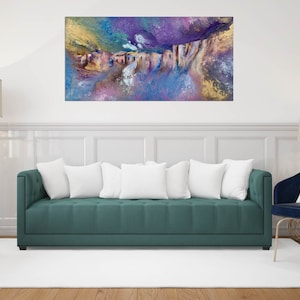 Abstract Jerusalem Judaica Art Print: High-Quality Giclee Reproduction