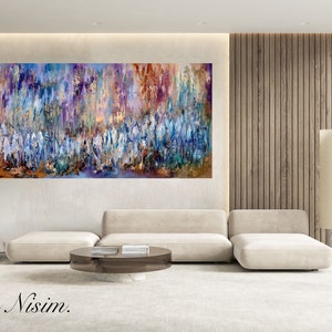 Western Wall Blessing, Judaica Wall Painting, Large Jewish Art Print