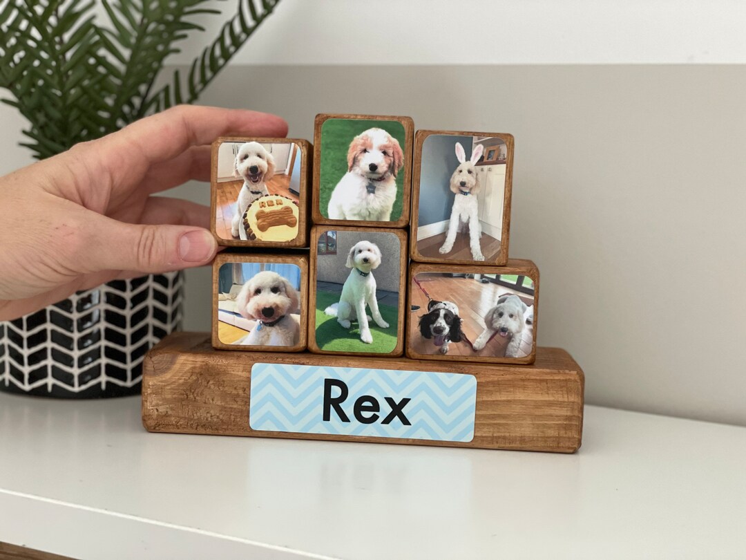 Stacking Photo Block Set - Pet - Etsy