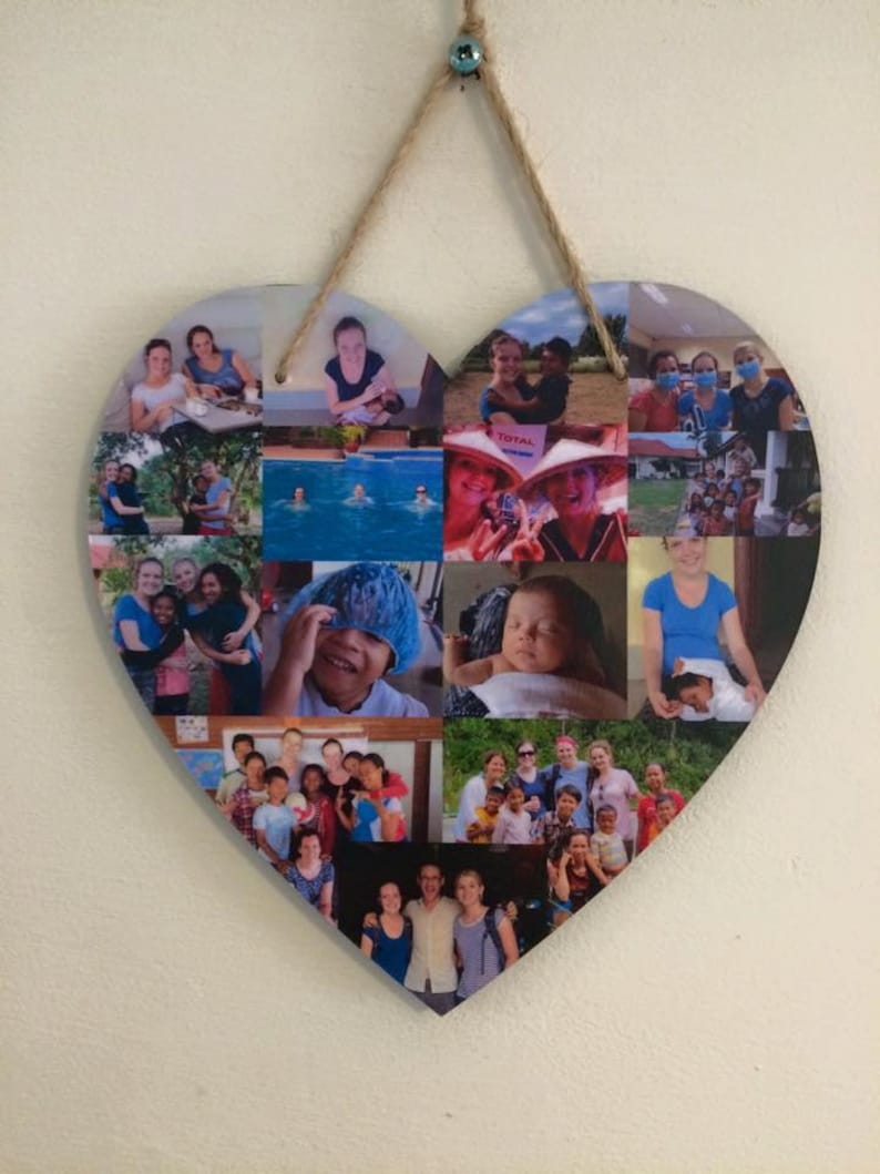 Heart Shape Photo Collage 20cm image 4