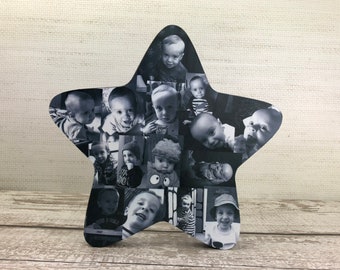 Collage de fotos de estrellas de 20 cm