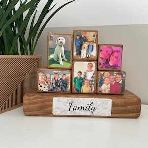 Stacking Photo Blocks Set - Family