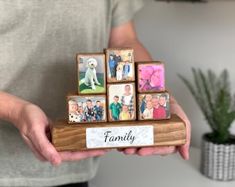 Stacking Photo Block Set - Family