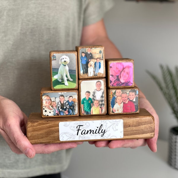 Stacking Photo Block Set - Family