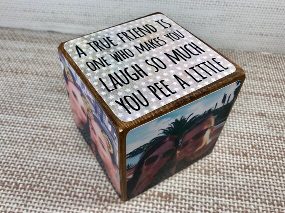 Foto Wurfel Foto Block Geburtstagsgeschenk Etsy