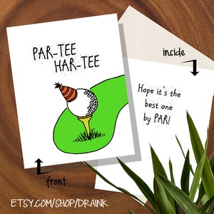 Anniversaire de golf à Par Tee Har / Meilleur par Tee Har / Amateur de golf / Anniversaire de papa