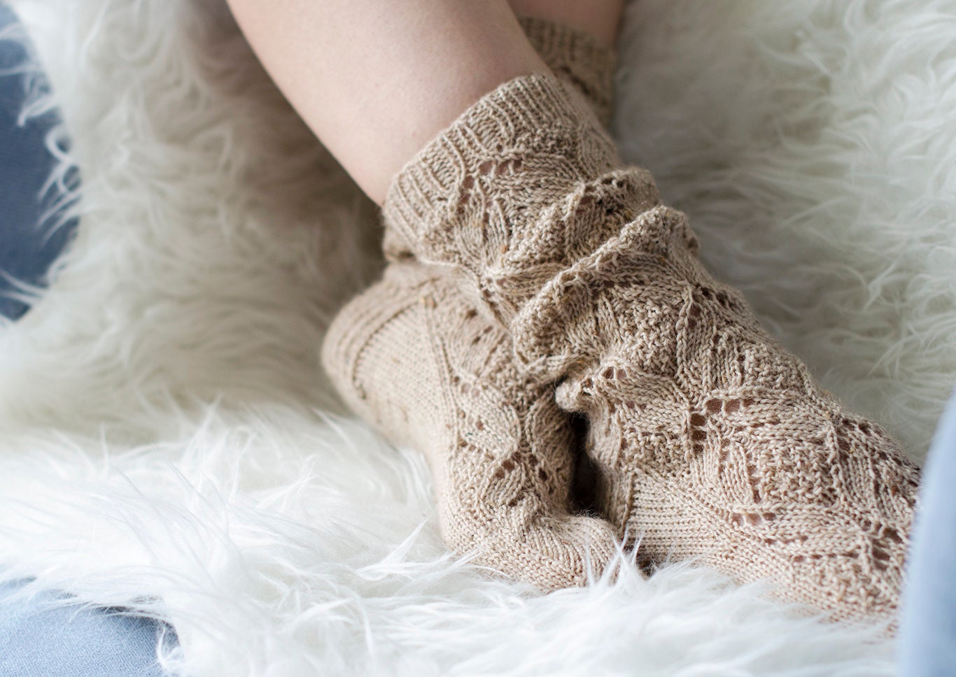 Bas Dentelle Femme Mi-Mollet Mignon Rose Nœud Arc - Chaussettes Fantaisie Dentelle Coton