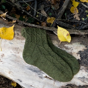 Knit socks pattern Easy sock pattern Cable sock pattern Forest Fable Socks Beginner socks pattern Sock pattern Women knit socks pattern