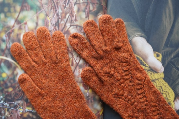 Knitting Pattern PDF Harvest Gloves Women Knitting Pattern Gloves PDF Lace Knitting  Gloves Pattern 