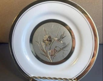 The Art of Chokin 24k Gold Edged Plate Etched Copper With