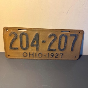1927 license plate - Etsy 日本