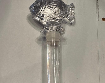 Mikasa Crystal Glass Fish Bottle Stopper 5 /4”