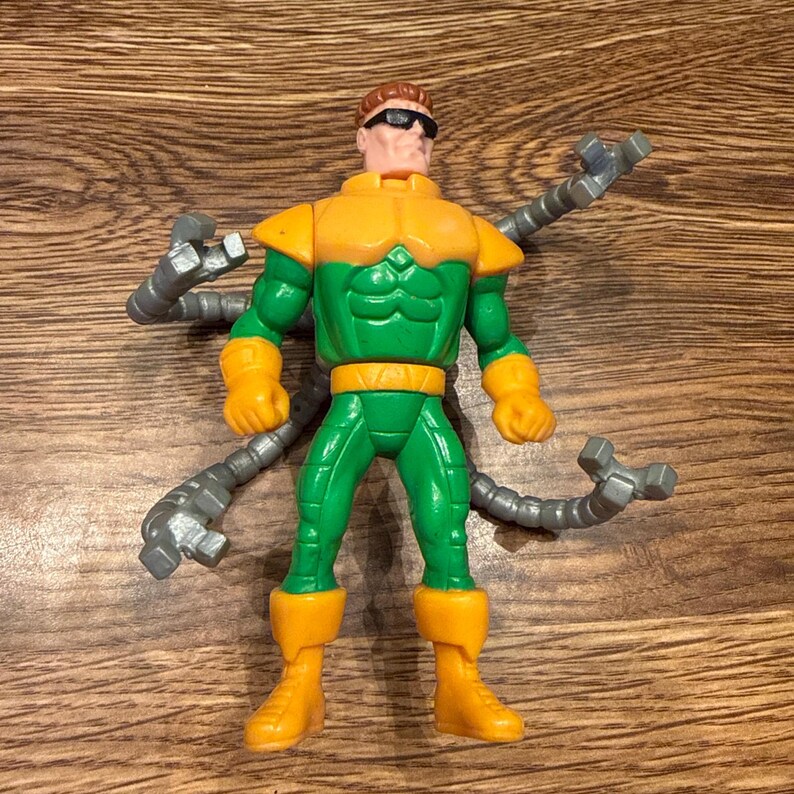 1995 Marvel Doctor Octopus Doc Ock Spider-Man Vintage figurka akcji, wysokość 3,75 cala zdjęcie 2