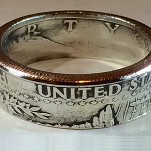 Half Dollar Coin Ring
