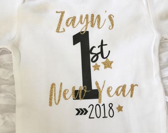 baby's first new year onesie
