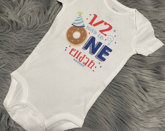 boy half birthday outfit