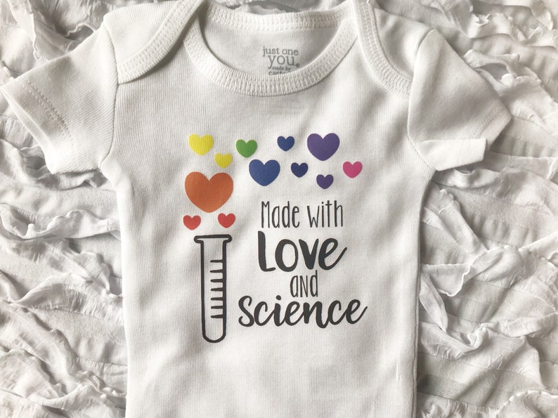 Made With Love and Science. Rainbow Baby. Ivf Baby. After Etsy