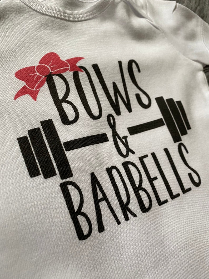Bows and Barbells. Lifting Mom. Lifting Dad. Lifting Baby. Etsy