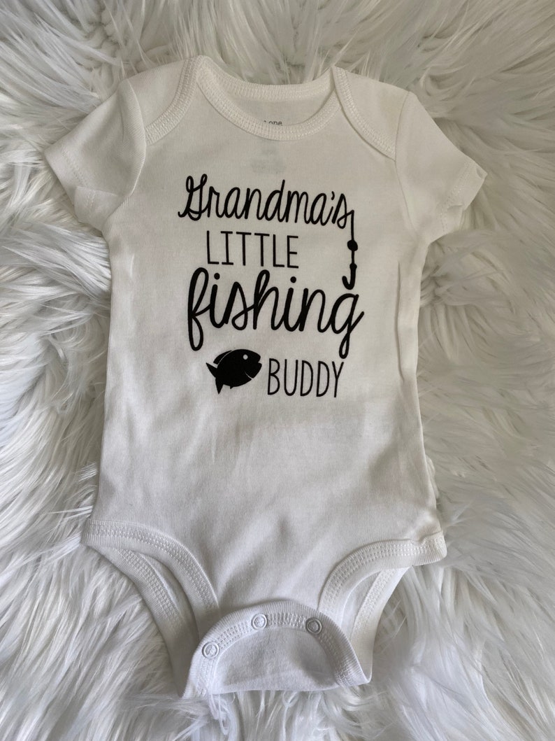 Daddys fishing buddy. future fisher. daddys boy bodysuit. Little Fishing Buddy. Fishing with dad. Grandpa fisher. Fish shirt. image 10