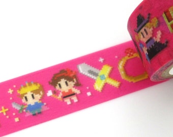 Retro game washi tape 8 bit art