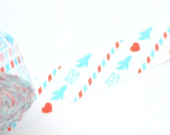 Airmail airplane, Airmail washi tape, Japanese stationery