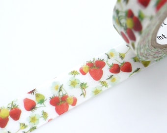 Strawberry washi tape, Spring Easter decor
