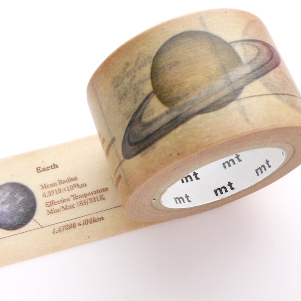 Space encyclopedia wide washi tape