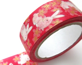 Rabbit washi tape, Easter decoration