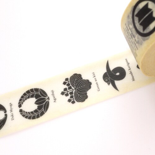 Kamon washi tape, Japanese mon, Japanese washi tape