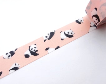 Panda washi tape, Japanese stationery, Baby animal