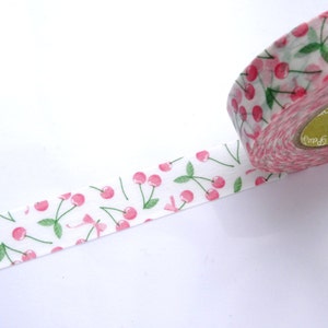 Cherry washi tape, Fruit washi tape image 3