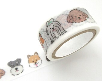 Lots of smily dogs washi tape