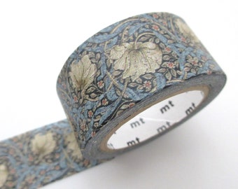 William Morris Pimpernel Hydrangea Washi Tape, Floral Craft Tape