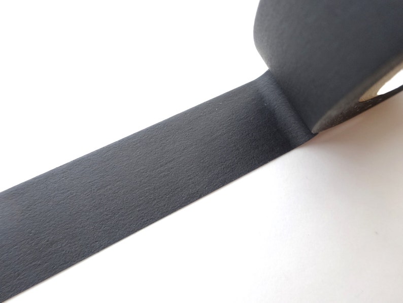 Black Washi Tape Charcoal black Happy birthday Wall decor image 2