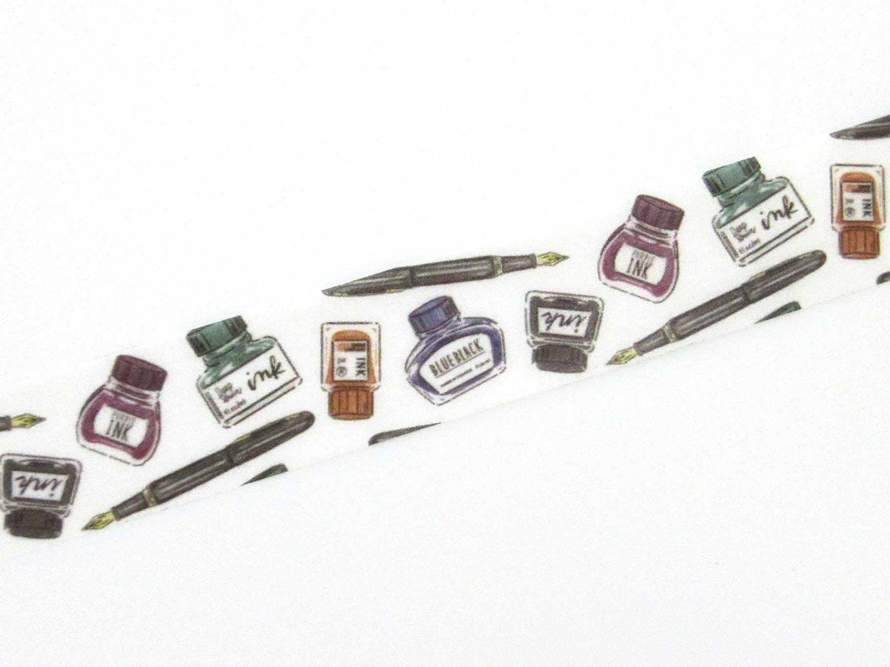 Fountain Pen Washi Tape Calligraphy Lover Japanese Etsy