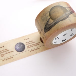 Space encyclopedia wide washi tape image 5