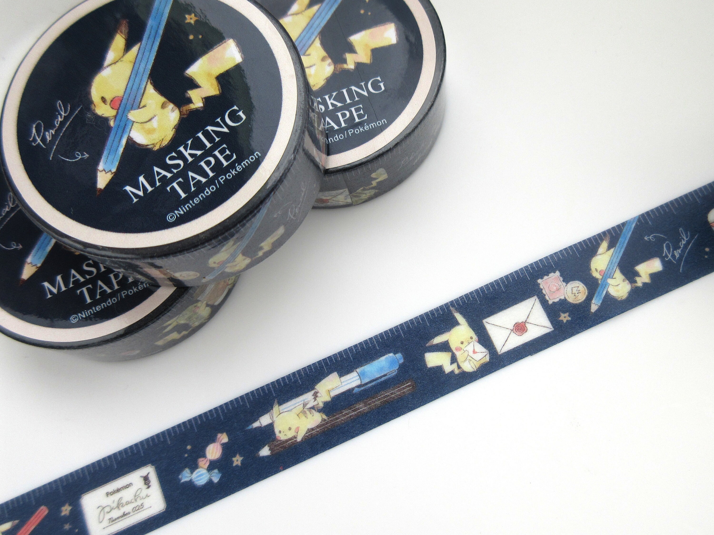 Pikachu washi tape Pokemon washi tape Pikachu stationery Etsy
