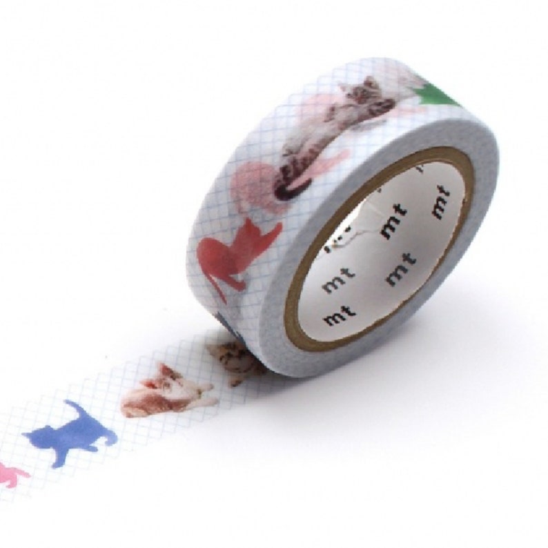 Cats washi tape, Kitten washi tape image 2