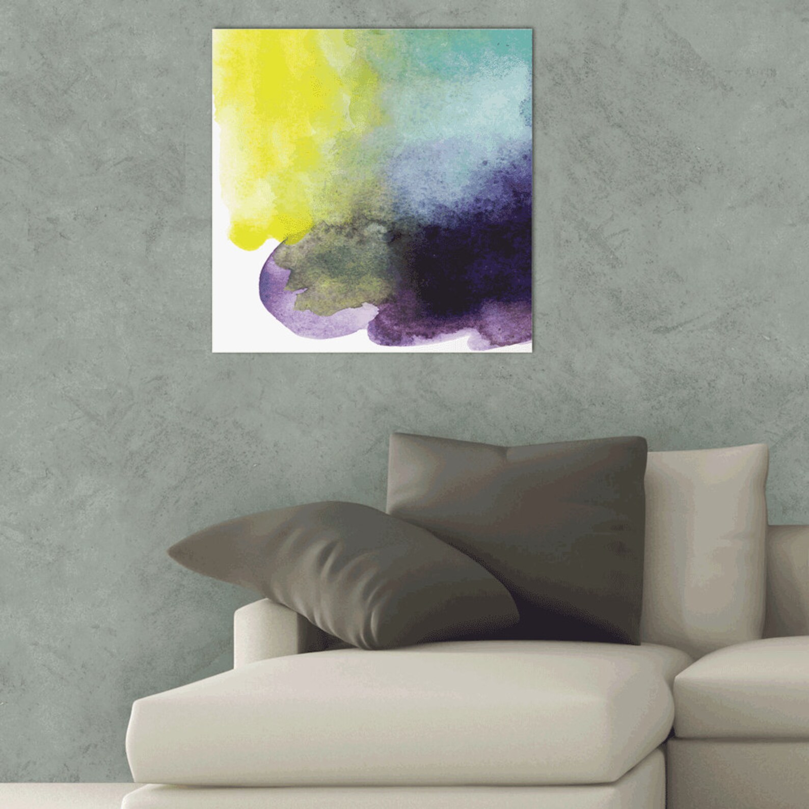 Watercolor Home Print Wall Art Printable Art 50x50 Cm Etsy