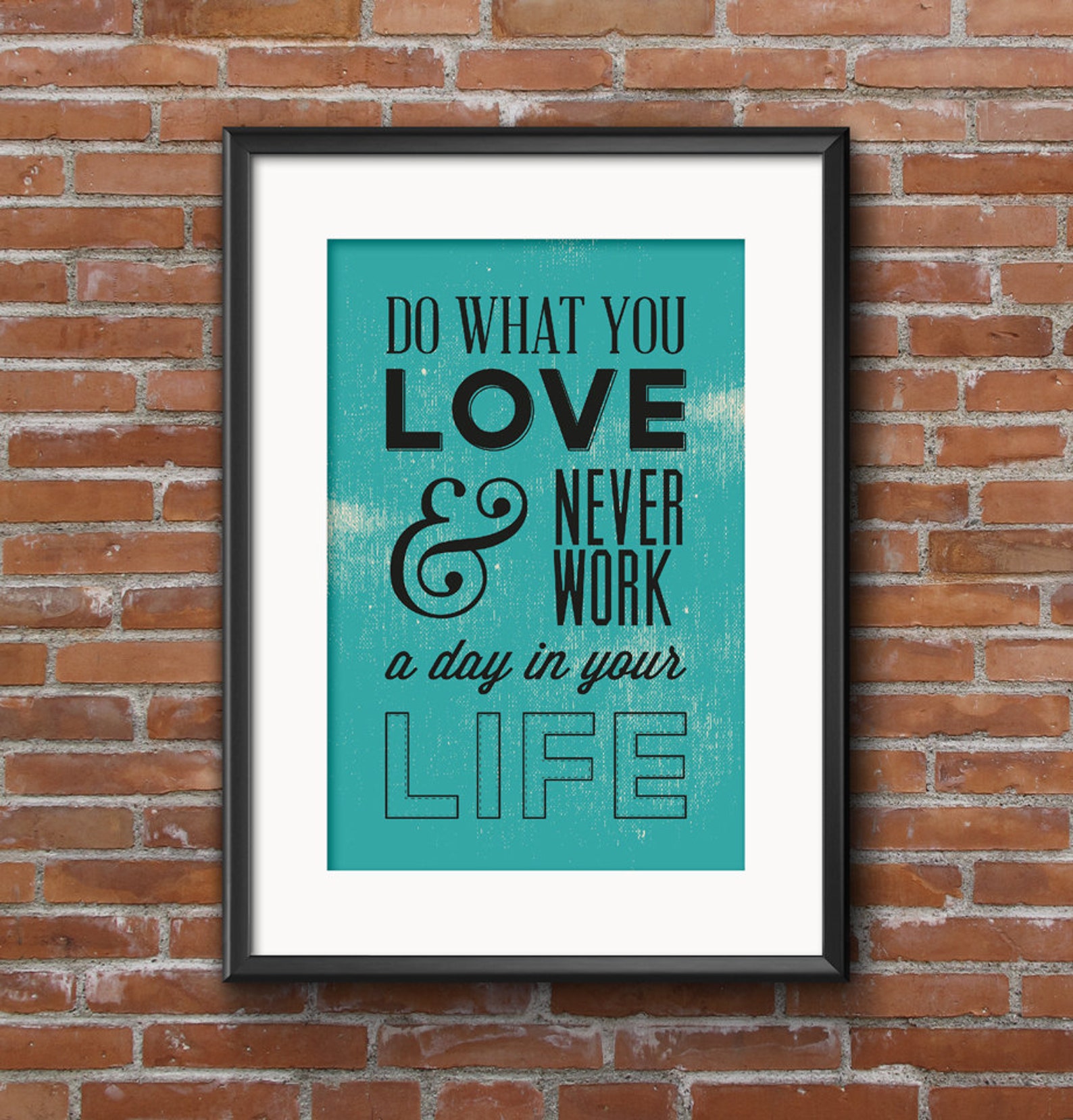 Motivational Print Printable Art Typography Poster Etsy