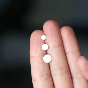 Sterling silver stud earrings, sterling silver stud, simple style earring, little earrings custom stud earrings