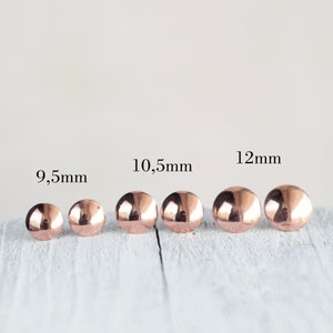 Geometric earrings| Copper earrings| Earrings studs| Copper jewelry