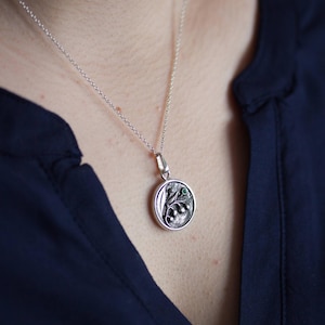 Lily of the valley Necklace, Lily of the valley ,  Lily of the valley Jewelry, Birth Month flower necklace, Birth flower jewelry