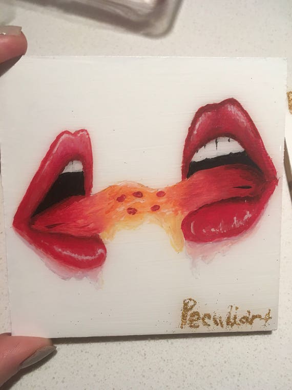 Pizza Slime Coaster Etsy