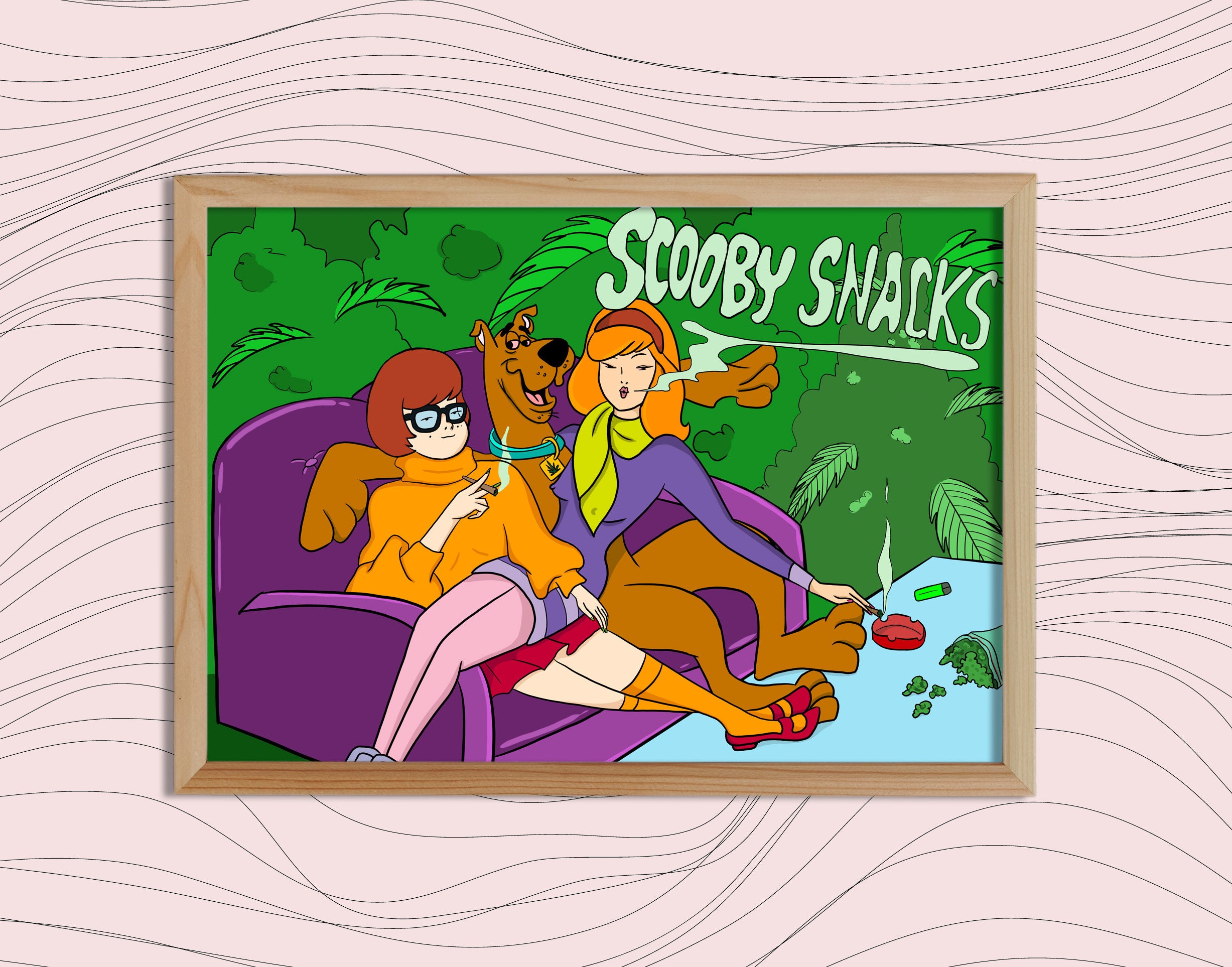 Scooby Snacks ART Printstoner Gift Funny Gift Scooby Doo - Etsy UK Scooby Snacks ART Printstoner Gift Funny Gift Scooby Doo - Etsy UK