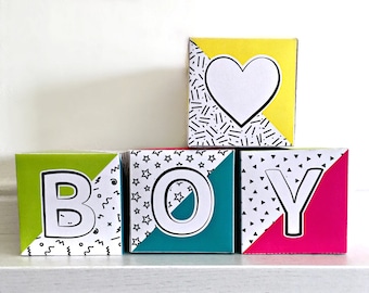abc blocks printable name blocks diy letter blocks alphabet etsy