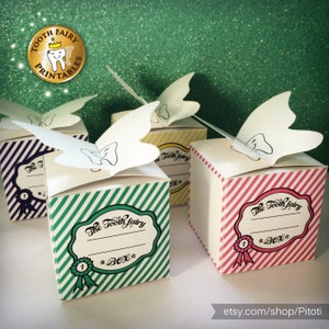 Tooth Fairy Box, Printable Lost Tooth Box, Printable Tooth Fairy Box ...